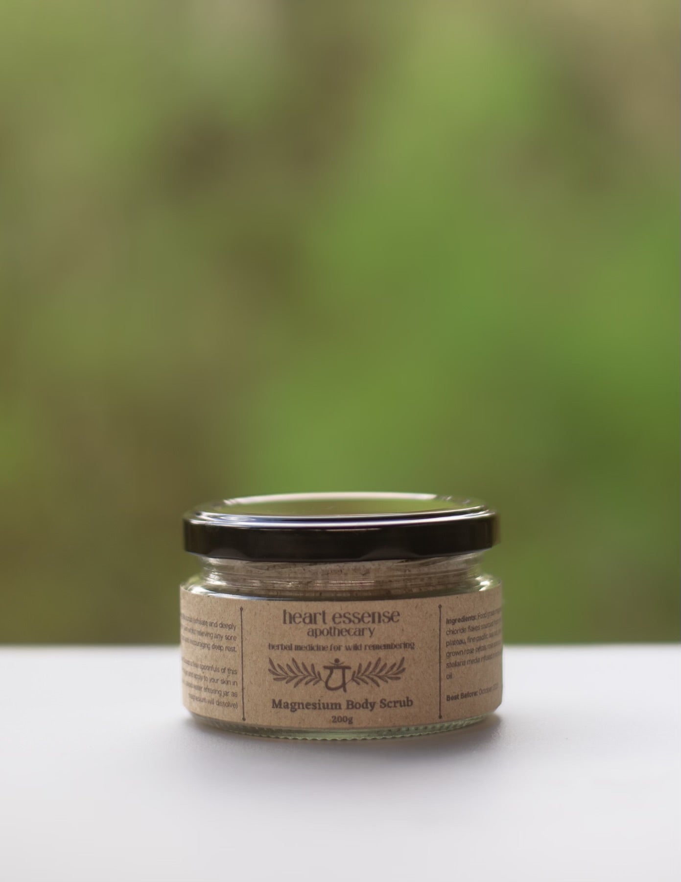 Magnesium Salt Scrub